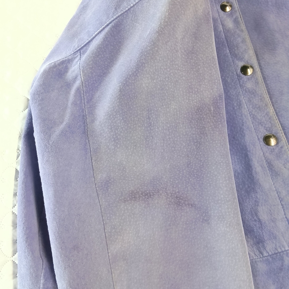 Vintage Purple Danier Suede Jacket 1980-1990s Era - Picture 13 of 13